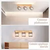 ZMH Spot de plafond 3 flammes bois E14 lampe de cuisine LED Voir les images du produit 2