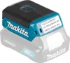 A close-up product shot of a Makita LED work light attachment on a battery. Produktbild-Vorschau