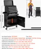 SucceBuy Werkstattwagen mit 2-in-1-Design, Werkzeugwagen Produktbild-Vorschau 7