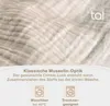 Blumtal Musselin Bettwäsche 200x220 cm - Bettbezug 200x220 Produktbild-Vorschau 5