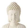 Buddha Figur Serenity in Cremeweiß 30 cm Handgearbeitet Produktbild-Vorschau 6