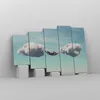 Bild auf Leinwand - Leinwandbild - 5 Teile - Wolken Produktbild-Vorschau 4