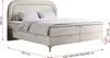 Doppelbett, boxspringbett mit Multipocket-Matratze, zum Produktbild-Vorschau 6