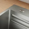 SONNI Breite Seite quadratisches Spülbecken 70 x 45 x 24,5 Produktbild-Vorschau 13