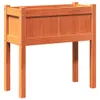 vidaXL Pflanzkübel mit Beinen Wachsbraun 70x31x70 cm Produktbild-Vorschau 1