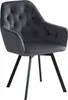 Homestyle4u 2352, Polsterstuhl drehbar 4er Set Samt Produktbild-Vorschau 12