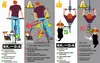 Handsfree Hunde-Fahrradleine mit Geschirr, schwarz, patentierte Konstruktion Productafbeelding-voorbeeld