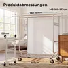 HOKEEPER Professionele dubbele kledingrek, belastbaar tot Productafbeelding-voorbeeld 8