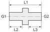 Riegler Doppelgewindenippel, R 3/8 a., R 1 a., SW 36, Produktbild-Vorschau 5