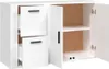 vidaXL Sideboard Blanc 100x33x59,5 cm Bois composite Voir les images du produit 9