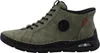 A side view of a green boot. Voir les images du produit