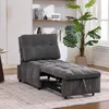 Merax Divano letto Divano letto con schienale regolabile e Anteprima dell’immagine prodotto 1