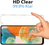 A hand is shown applying a screen protector to a smartphone. Produktbild-Vorschau