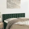 vidaXL Têtes de lit 2 pcs. Vert foncé 72x5x78/88 cm velours Voir les images du produit 2