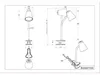 Lampka zaciskowa LED, elastyczna, zielonkawa, wys. 33 cm Podgląd zdjęcia produktu 7