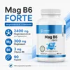 Magnesium B6 Forte 2400 mg 90 Kapseln Magnesiumcitrat Produktbild-Vorschau 2