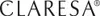 The image shows the brand name CLARESA in large, black, serif font. Podgląd zdjęcia produktu