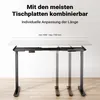 Wiltec Höhenverstellbarer Schreibtisch zweimotorig, Produktbild-Vorschau 9