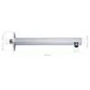 vidaXL Duscharm Quadratisch Edelstahl 201 Silbern 30 cm Produktbild-Vorschau 5