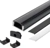 2m LED Aluprofil Alu Schiene  Profil Kanal System für Produktbild-Vorschau 1