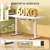 Elektrický výškově nastavitelný psací stůl Flexispot 100x60 Náhled obrázku produktu 8