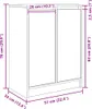 vidaXL Kredens dębowy Artisan 57x34x76 cm materiał Podgląd zdjęcia produktu 8