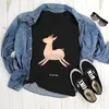 Mr. & Mrs. Panda Tshirt Lama Springen - Schwarz - Geschenk, Produktbild-Vorschau 2