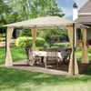 Gartenpavillon 3x4 m wasserdicht Pavillon mit 4 Produktbild-Vorschau 2