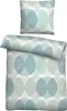 Biberna Bettwäsche blau 1x 135x200 cm + 1x 80x80 cm Produktbild-Vorschau 1
