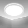 Plafonnier LED ultrafin salle de bain 420mm rond 22W 2900lm Voir les images du produit 1
