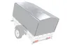 Rahmenabdeckung H-800 UNITRAILER Plane für Anhänger grau Produktbild-Vorschau 6