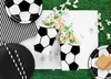 Popcorntüten Fußball 7x7x12,5 cm 6er Set schwarz weiß Produktbild-Vorschau 2