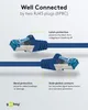 Goobay CAT 6A Patchkabel, S/FTP (PiMF), Blau, 3 m, LSZH Produktbild-Vorschau 4