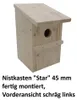 Nistkasten "Star" 45 mm fertig montiert Produktbild-Vorschau 9