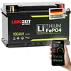 LANGZEIT LiFePO4 100Ah Bluetooth BMS 12V Lithium Batterie Produktbild-Vorschau 1