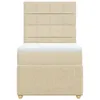Boxspringbett mit Matratze Creme 100x200 cm Stoff Produktbild-Vorschau 6