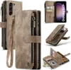 Galaxy S23+ Handyhülle, Reißverschluss Hülle Kunstleder Produktbild-Vorschau 1