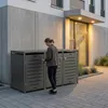 Mucola Mülltonnenbox 3er Mülltonnenverkleidung Produktbild-Vorschau 7