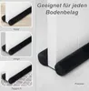 VOSSBACH Mikrofaser Tür Zugluftstopper Schwarz mit Produktbild-Vorschau 5