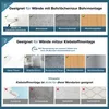 doporro Garderobenleiste mit 5 Haken, Wandgarderobe mit Produktbild-Vorschau 6