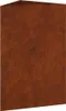 vidaXL Bac à plantes 50x43x75 cm acier corten Voir les images du produit 3