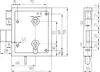 Bloccaggio cerchio universale 79BK DIN L/R BB 60mm BEVER Anteprima dell’immagine prodotto 4