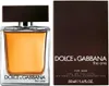 A bottle of Dolce & Gabbana The One For Men Eau de Toilette and its packaging are displayed side-by-side against a white background. Produktbild-Vorschau
