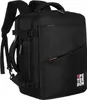 Peterson | Wasserdichter Polyester-Reiserucksack, Schwarz, Produktbild-Vorschau 1