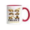 Endlich 2 Tasse Rot 2. Geburtstag Geburtstagskind Produktbild-Vorschau 2