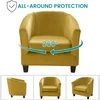 Topchances 2 kusy kryt židle Club Chair Slipcover, Velvet Náhled obrázku produktu 6