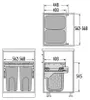 Hailo Kosz na pranie 3270691 Laundry Carrier 60 Kosz na Podgląd zdjęcia produktu 5