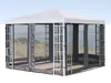 4 Seitenteile mit Moskitonetz für Rank Pavillon 3x3m Produktbild-Vorschau 3