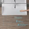 doporro Lavabo da Appoggio Bagno Sospeso Lavandino Anteprima dell’immagine prodotto 2