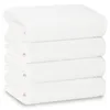 4er Set Handtücher, 100% Baumwolle, 50x100 cm, weiß Produktbild-Vorschau 1